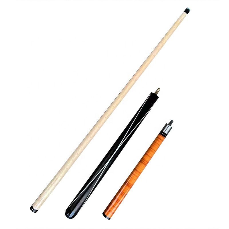 New Arrival 3 Parts 1/2 Maple Wood Jump Break Punch Cue Sticks 57" Length 13mm Tips For Sale