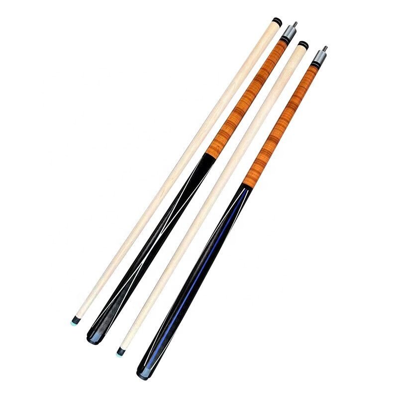 New Arrival 3 Parts 1/2 Maple Wood Jump Break Punch Cue Sticks 57" Length 13mm Tips For Sale