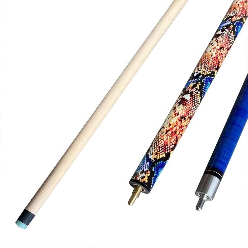 New Arrival 3 Parts 1/2 Maple Wood Jump Break Punch Cue Sticks 57" Length 13mm Tips For Sale