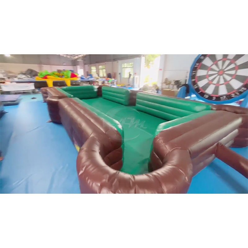 Hot Selling Inflatable Snooker Soccer Pool Table Human Billiards Game