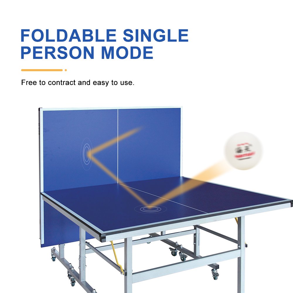 High Quality Professional Indoor Folding Ping Pong Table Tennis Table With Wheels