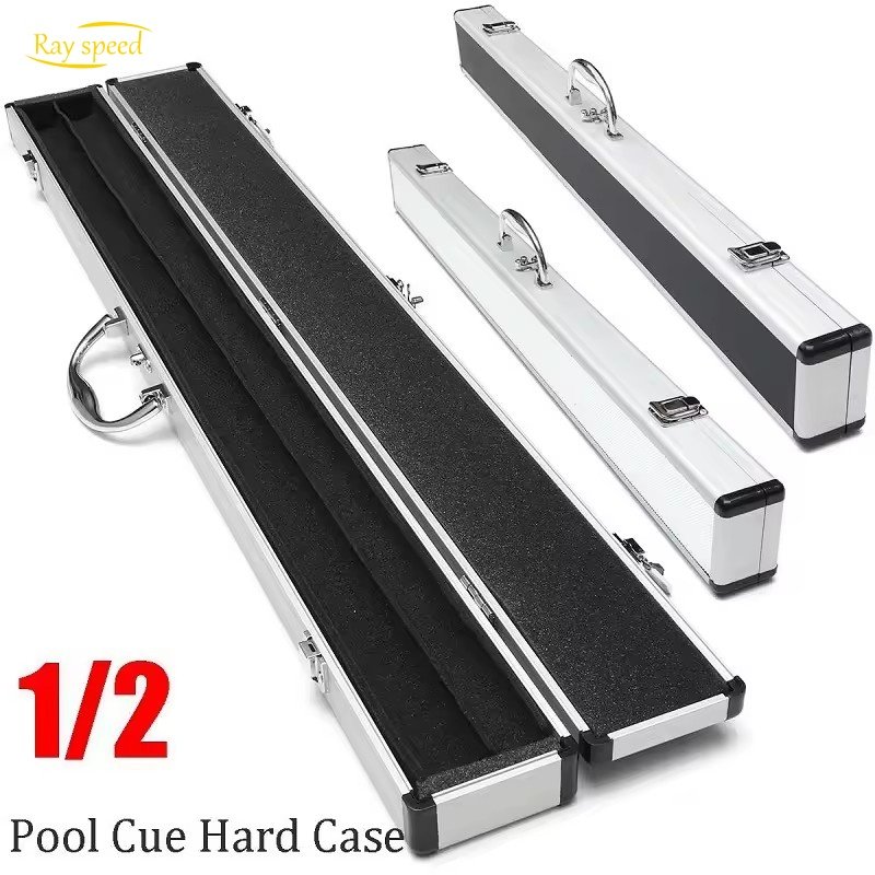 Rayspeed 1/2 Aluminum Alloy Snooker Cue Case Billiard Accessories Pool Cue Carry Case Eight or Nine Ball Cue Case