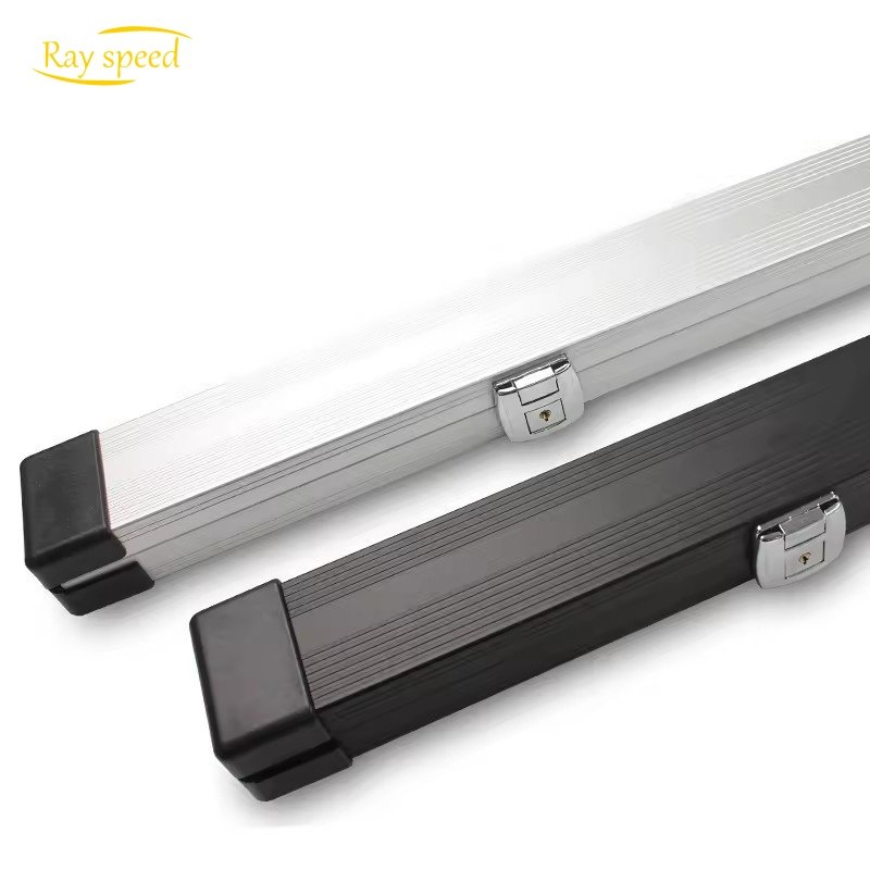 Rayspeed 1/2 Aluminum Alloy Snooker Cue Case Billiard Accessories Pool Cue Carry Case Eight or Nine Ball Cue Case