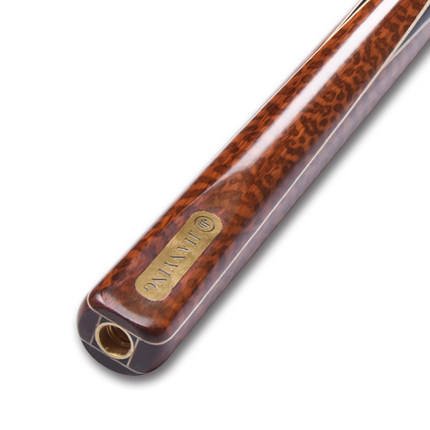 TQG-131-3/4 Jointed Full Set High Quality Wholesale Pool Cue English Snooker Cue Ebony Carbon Butt Sleeves Stainless Steel Joint