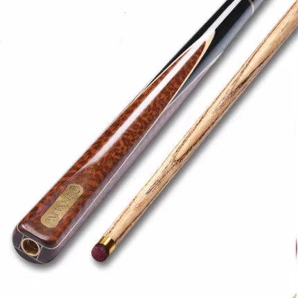 TQG-131-3/4 Jointed Full Set High Quality Wholesale Pool Cue English Snooker Cue Ebony Carbon Butt Sleeves Stainless Steel Joint
