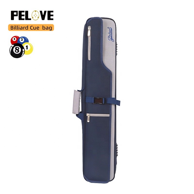 Large 3x4 Waterproof Pool Cue Case Carry Bag for Snooker & Carom Billiards Players & Cue Stick Storage