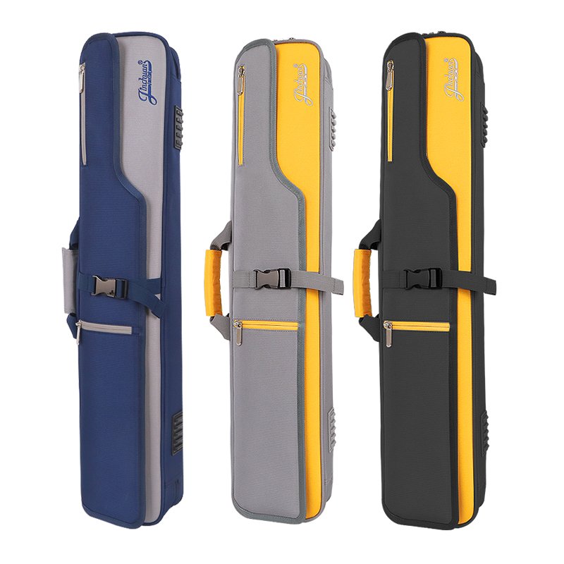 Large 3x4 Waterproof Pool Cue Case Carry Bag for Snooker & Carom Billiards Players & Cue Stick Storage