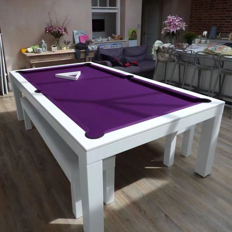 Luxury 9 Foot Marble Pool Table Modern Snooker and Table Tennis Table with Cushions Wood Legs Made in China Covering Germany