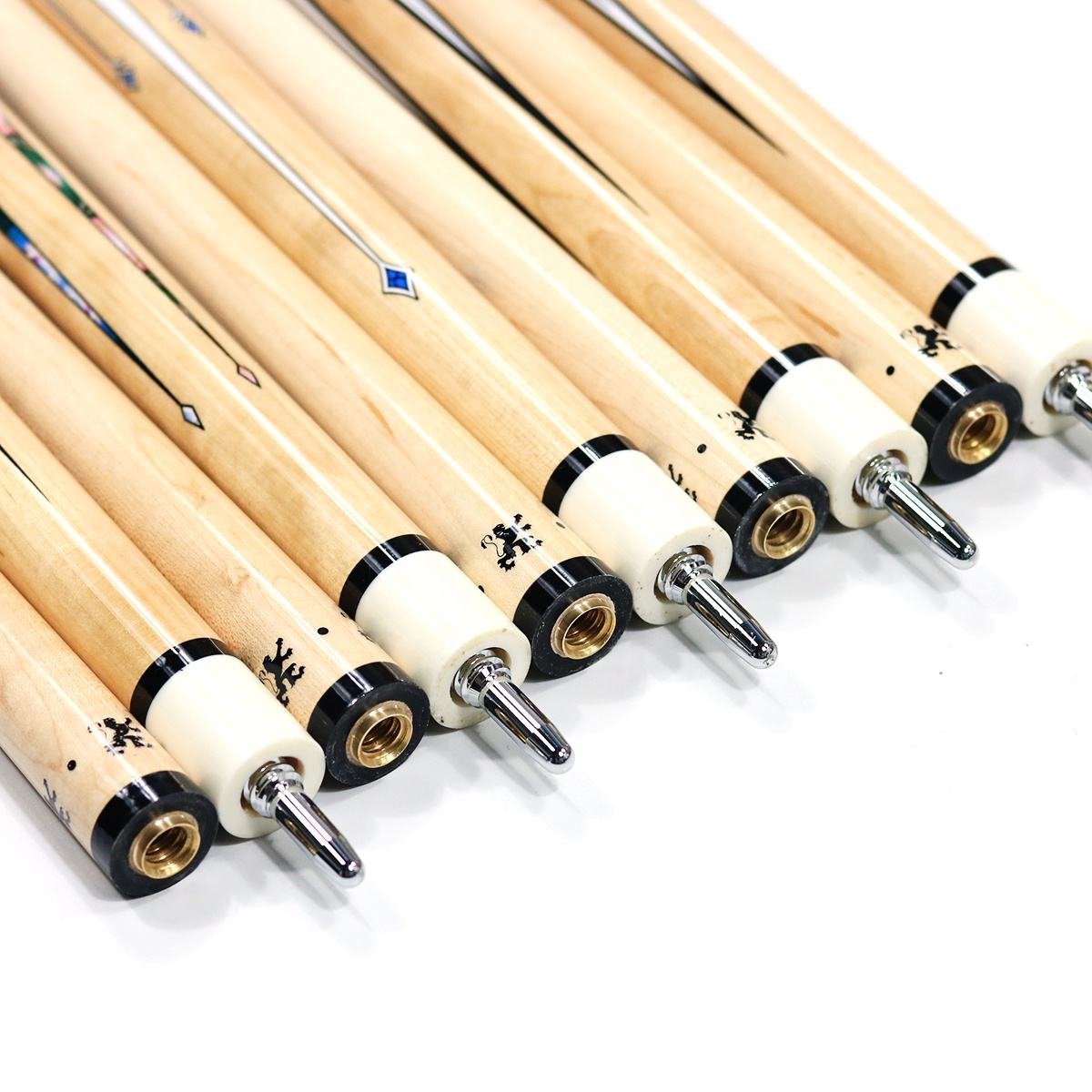 xikuno high quality classic design full maple 1/2-computer 58 inch billiard cue different colors special price