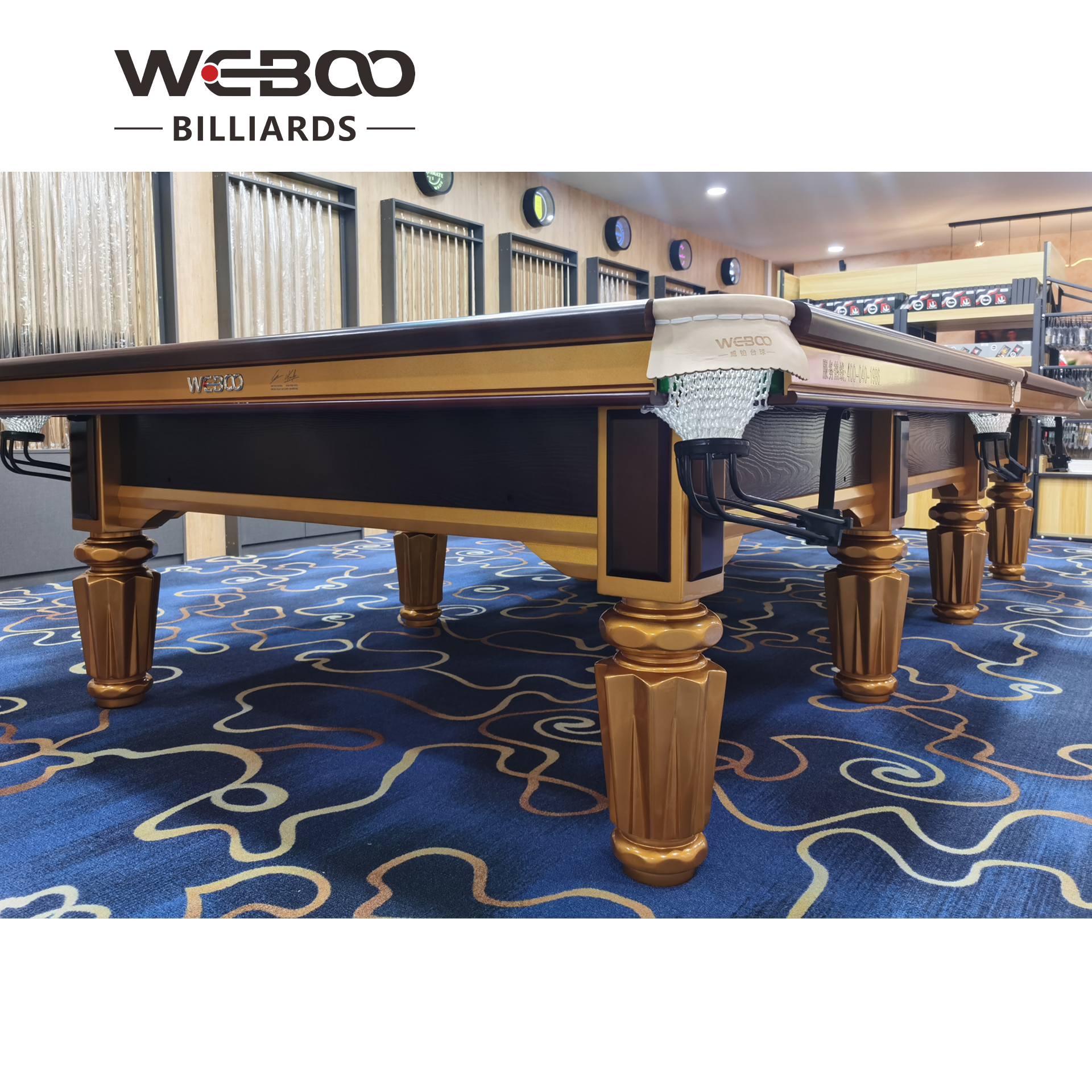 Standard Professional Design 5 Piece Slate Solid Wood Strachan 12ft Slate Snooker & Billiard Table Steel Cushion