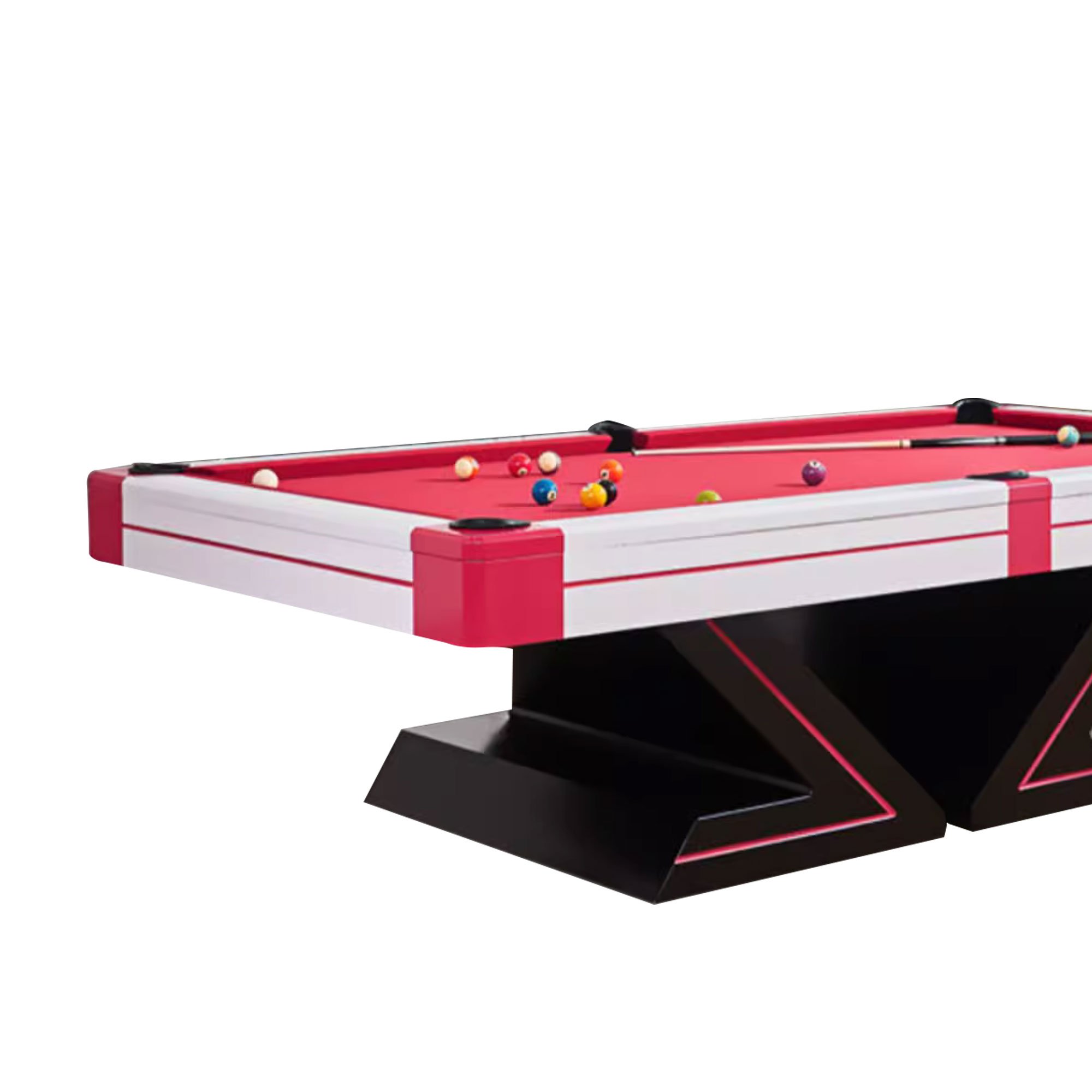 Billiards Table Standard Multifunctional 3-in-1 American Black Eight Commercial Adult Home American Billiards Table