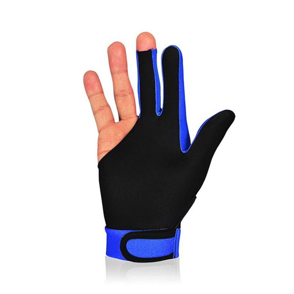2023 High Quality Billiards Sports Gloves Non Slip Pad 3 Fingers Pool Cue Snooker Gloves For Left or Right Hand