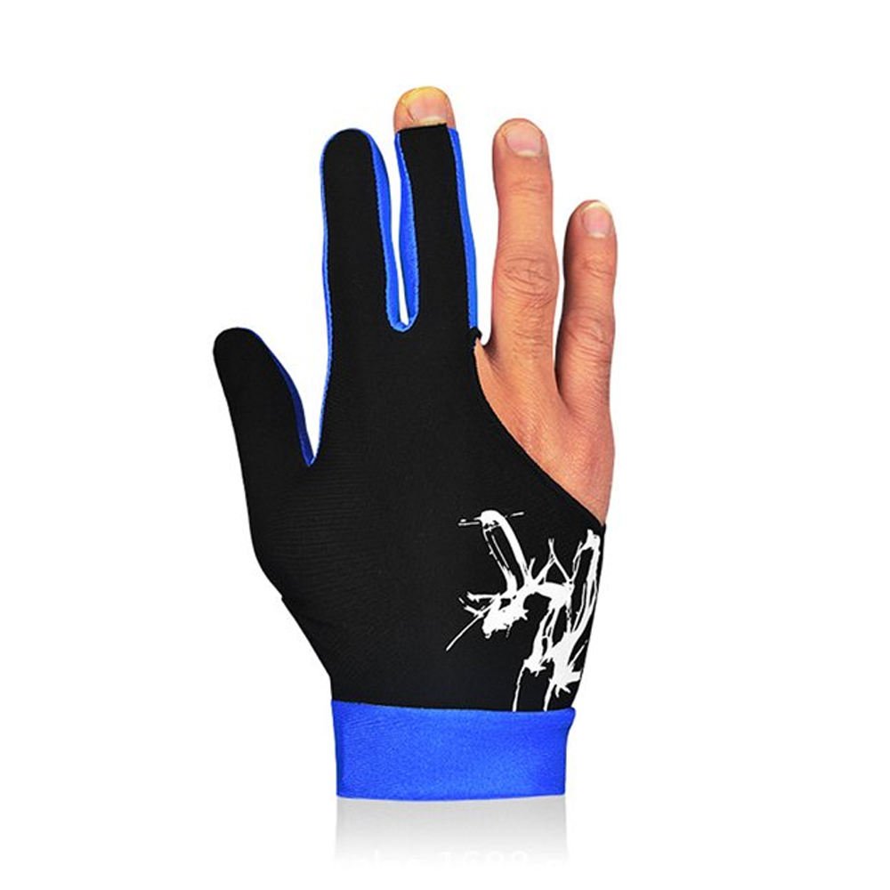 2023 High Quality Billiards Sports Gloves Non Slip Pad 3 Fingers Pool Cue Snooker Gloves For Left or Right Hand