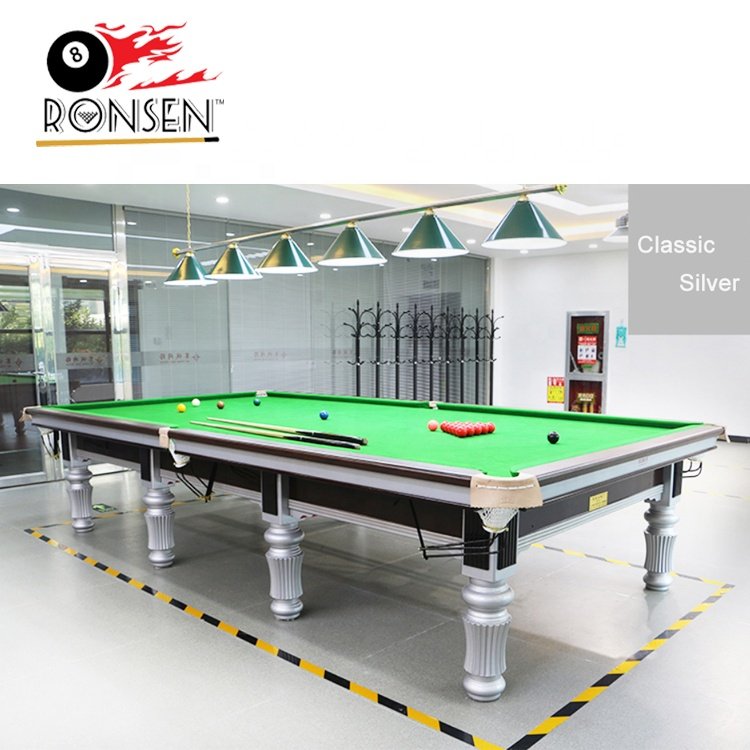World Standard Size Cheap Price 12ft Slates Base Steel Cushion Game Snooker Table with cloth 6811 for Sale
