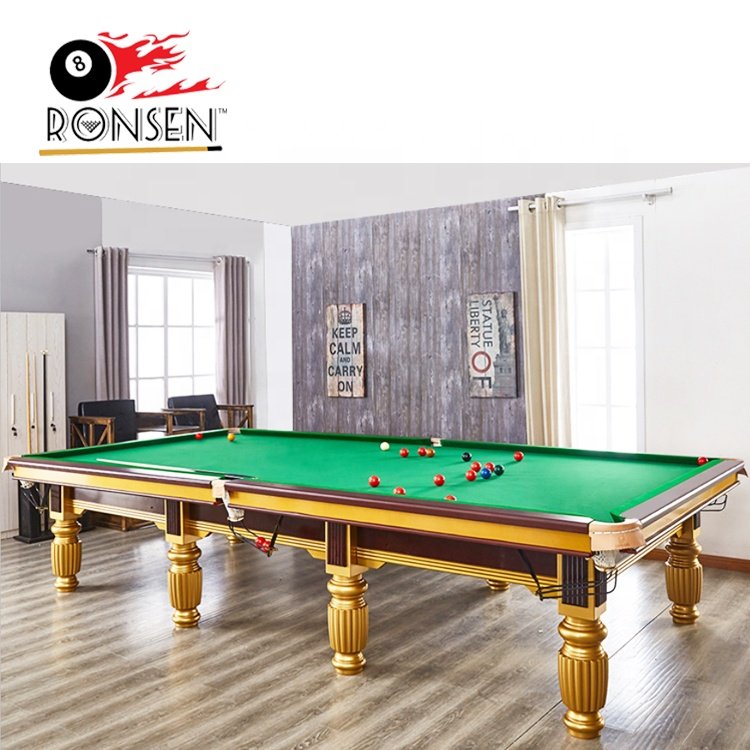 World Standard Size Cheap Price 12ft Slates Base Steel Cushion Game Snooker Table with cloth 6811 for Sale