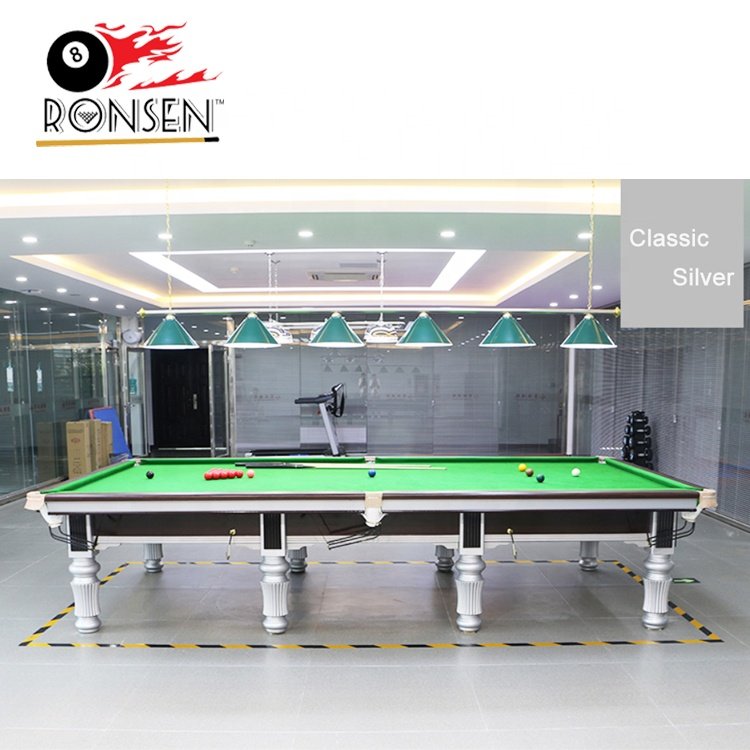 World Standard Size Cheap Price 12ft Slates Base Steel Cushion Game Snooker Table with cloth 6811 for Sale