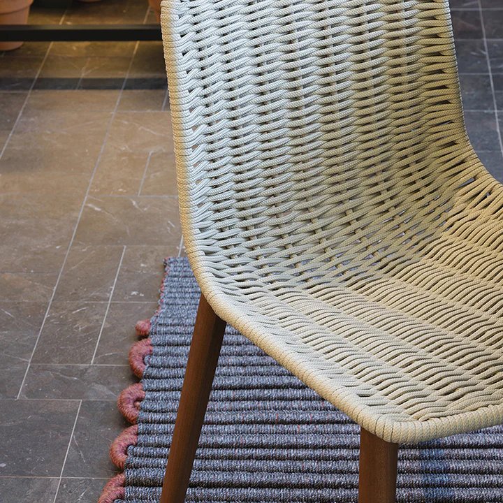 Solid Wood Frame Woven Rope Modern Style Garden Chair Patio Dining Set Outdoor Furniture for 8 Outdoor Table Snooker Table