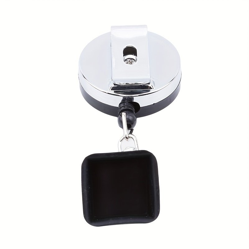 Snooker Pool Portable Retractable Badge Leash Cue Chalk Holder Belt Clip keychain Easypull buckle Stretch Billiard Accessories