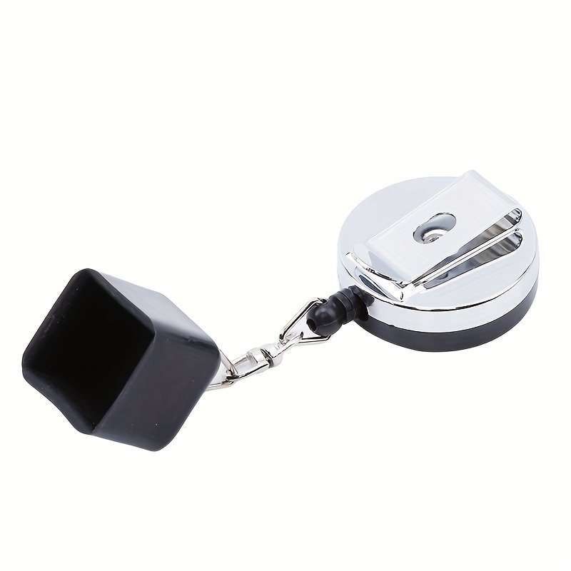 Snooker Pool Portable Retractable Badge Leash Cue Chalk Holder Belt Clip keychain Easypull buckle Stretch Billiard Accessories