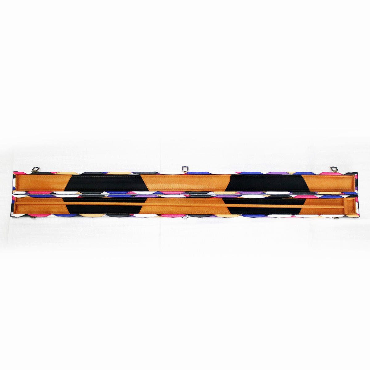 Wholesale price 3/4-pc Leather Cue Case with Plastic Corner for sale