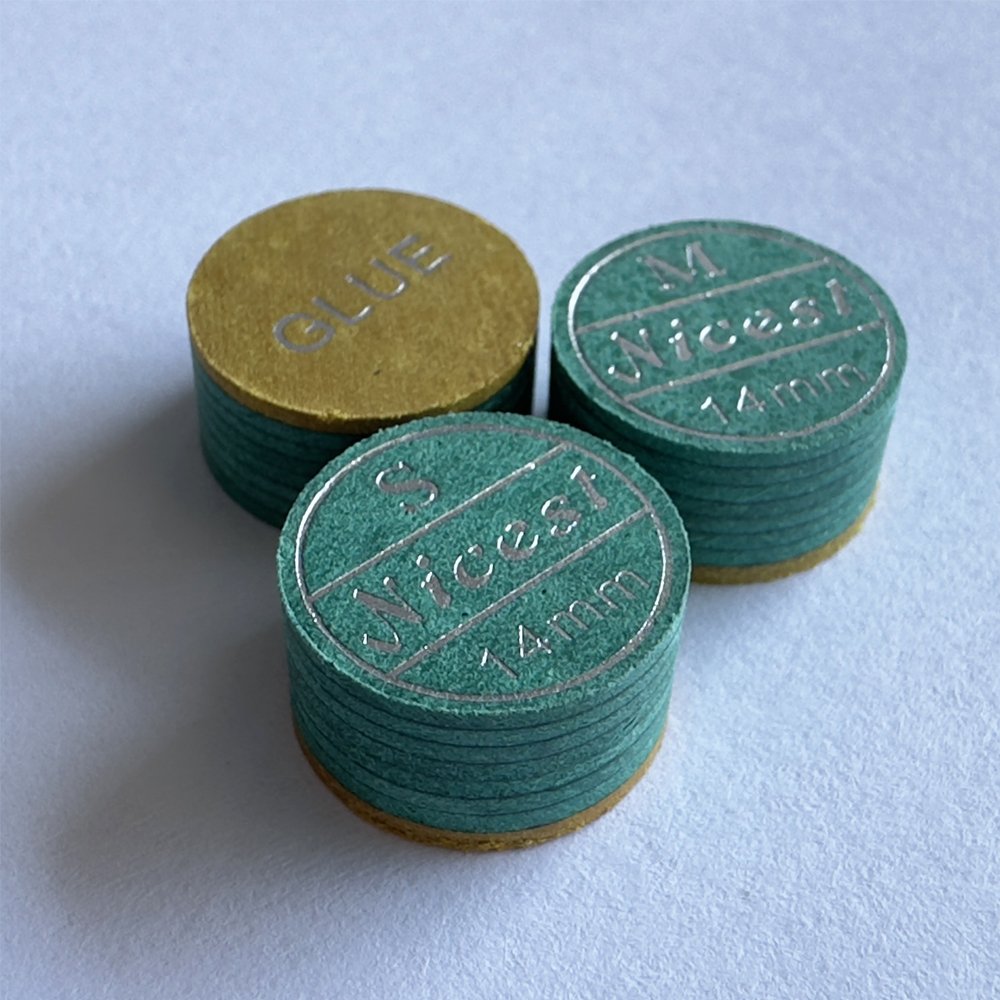 Nicest new product 2020 master 9mm 10mm 14mm blue color professional snooker cue tips