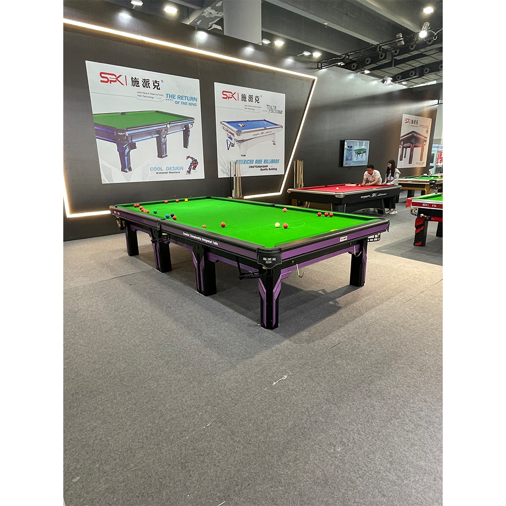 Using High-Quality Hardwood Frames Russian Cheap Billiard Slate Table Supremer Pool Size 12 Ft