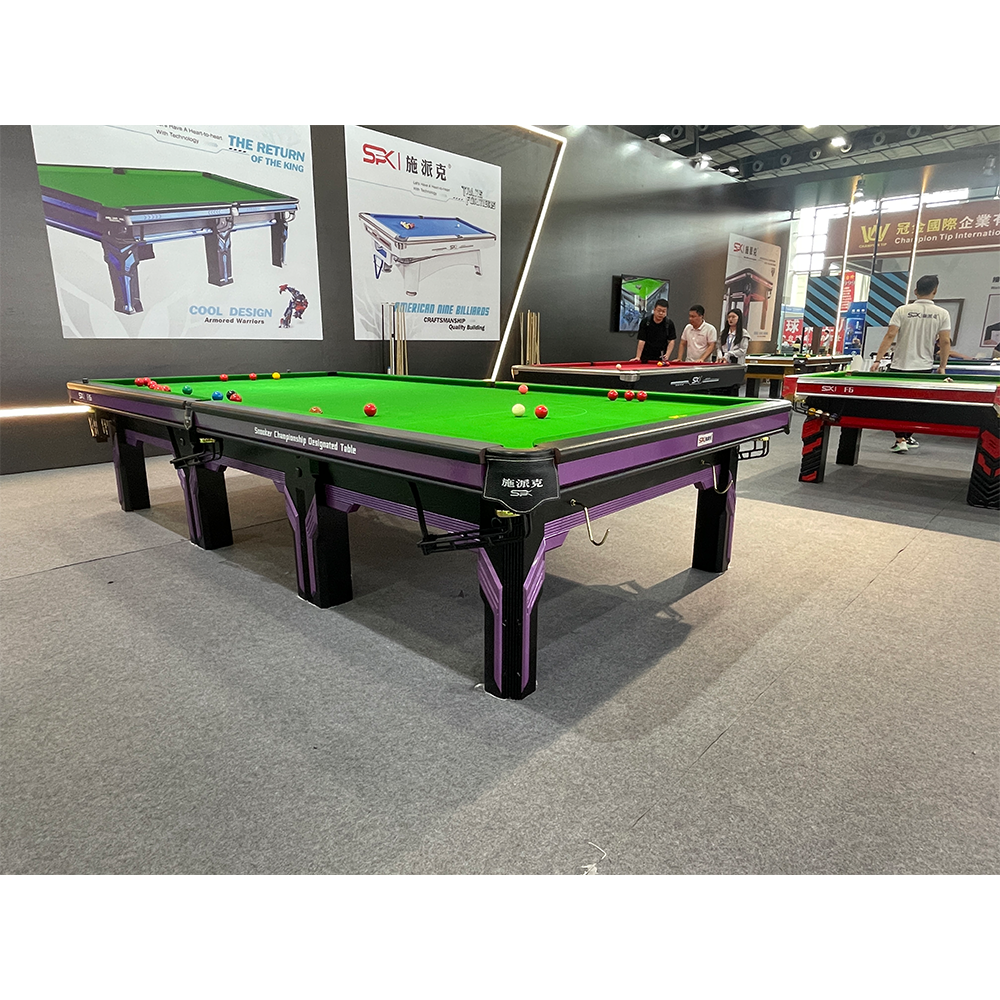 Using High-Quality Hardwood Frames Russian Cheap Billiard Slate Table Supremer Pool Size 12 Ft