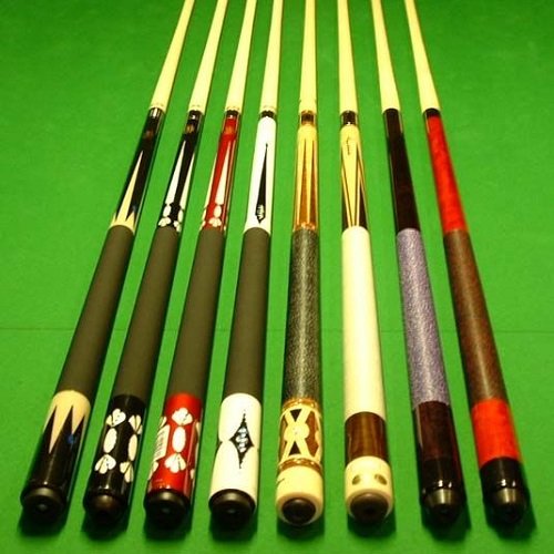 Billiard Pool Snooker Cue Aluminum Case For 1pc Cue 3/4 Alloy Metal Plastic Corner 3 Slots With Accessories Chalk Place
