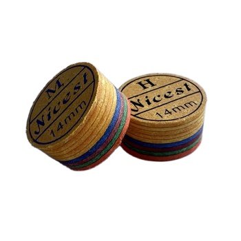 Nicest Cue Tips 14mm 6/8/10 Layers Japanese Leather SS/S/M/H Snooker Carom Billiard Pool Cue Tips Durable billiard Cue Head