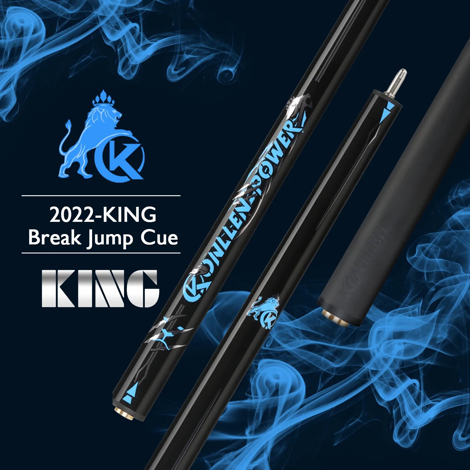 Genuine KONLLEN billiards carbon fiber jump pool cue 12.9mm pool cue