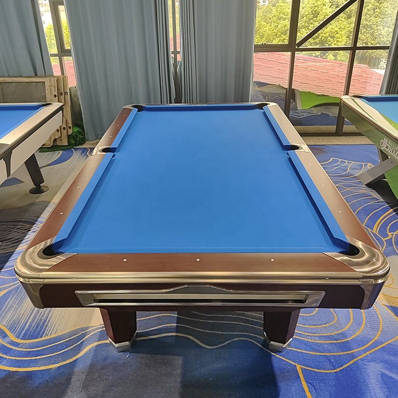 Bojue Hot Selling 8ft Pool Table Quality Slate & Solid Wood American nine ball Tables
