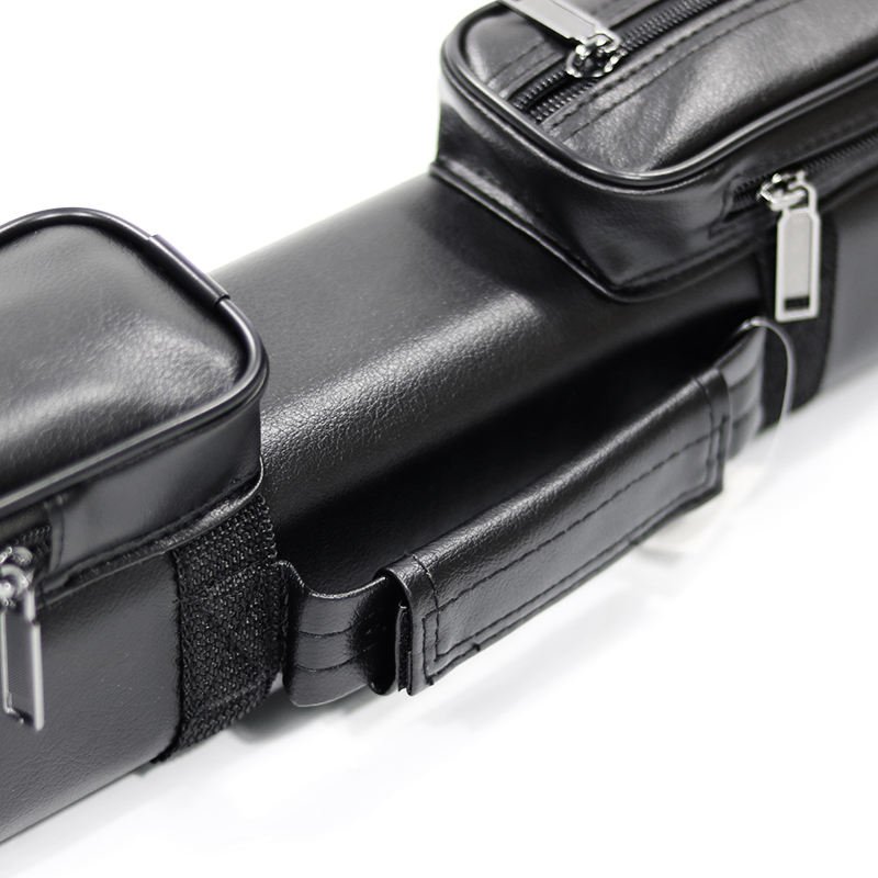 Good Price High Quality 2B2S PU Leather 1/2 Billiard Pool Cue Carrying Case Bag