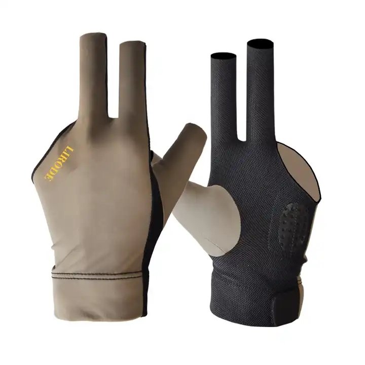 Luvas de bilhar Billiards gloves Billiards room special billiards gloves ball hall men's leakage finger thickening
