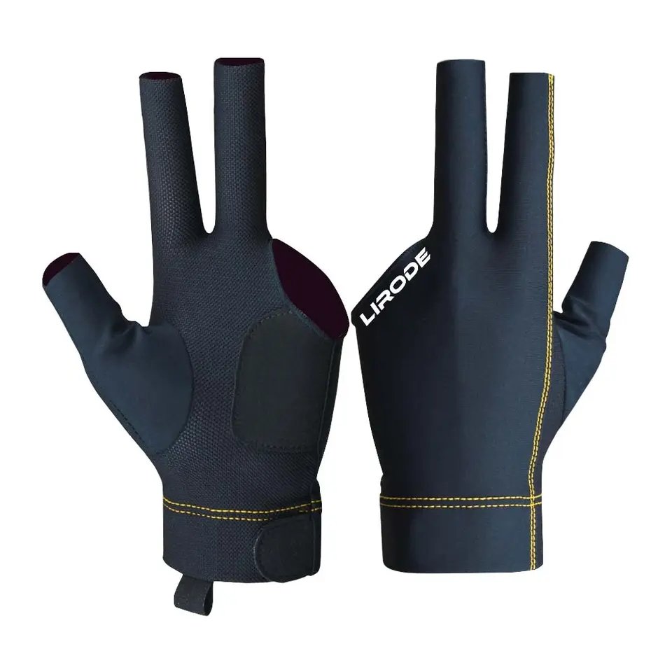Luvas de bilhar Billiards gloves Billiards room special billiards gloves ball hall men's leakage finger thickening