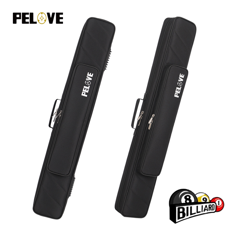 Factory Custom Wholesale Soft Pool Cue Case with 6-Hole Partition Custom Logo for Carom Billiards