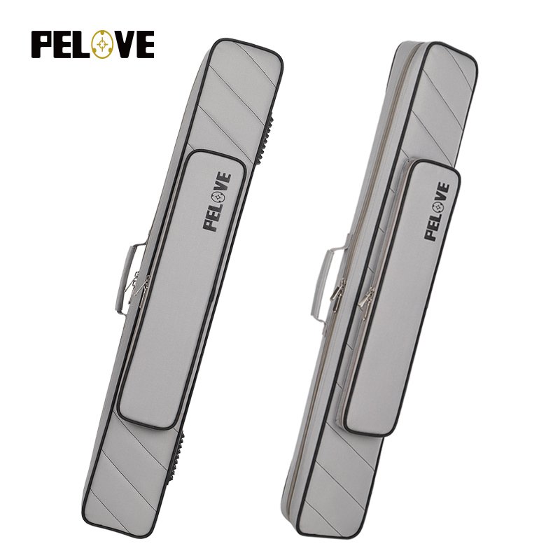 Factory Custom Wholesale Soft Pool Cue Case with 6-Hole Partition Custom Logo for Carom Billiards