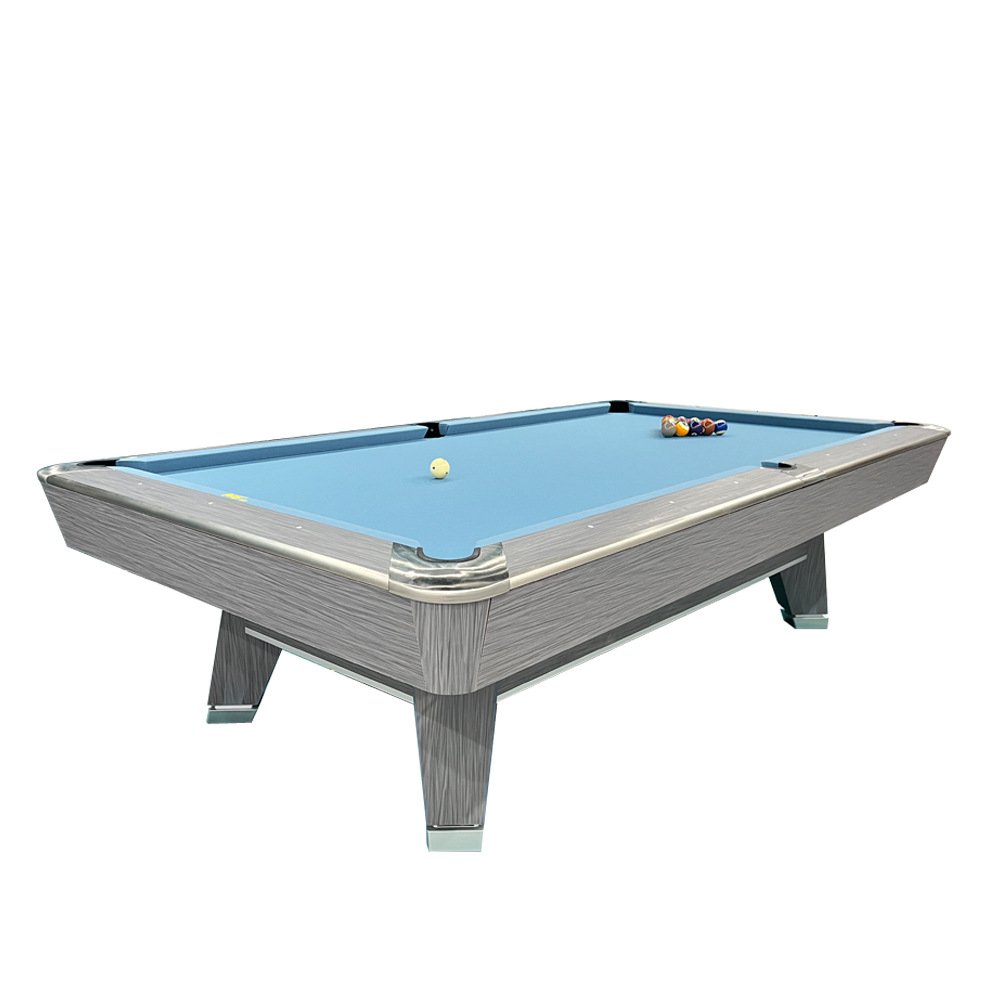 High quality professional style 9ft modern pool table solid wood frame marble top pool table
