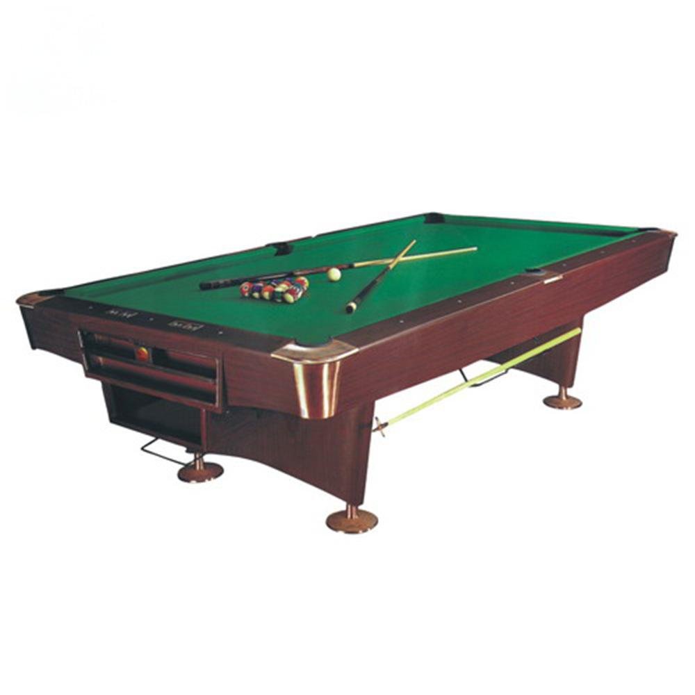High quality professional style 9ft modern pool table solid wood frame marble top pool table