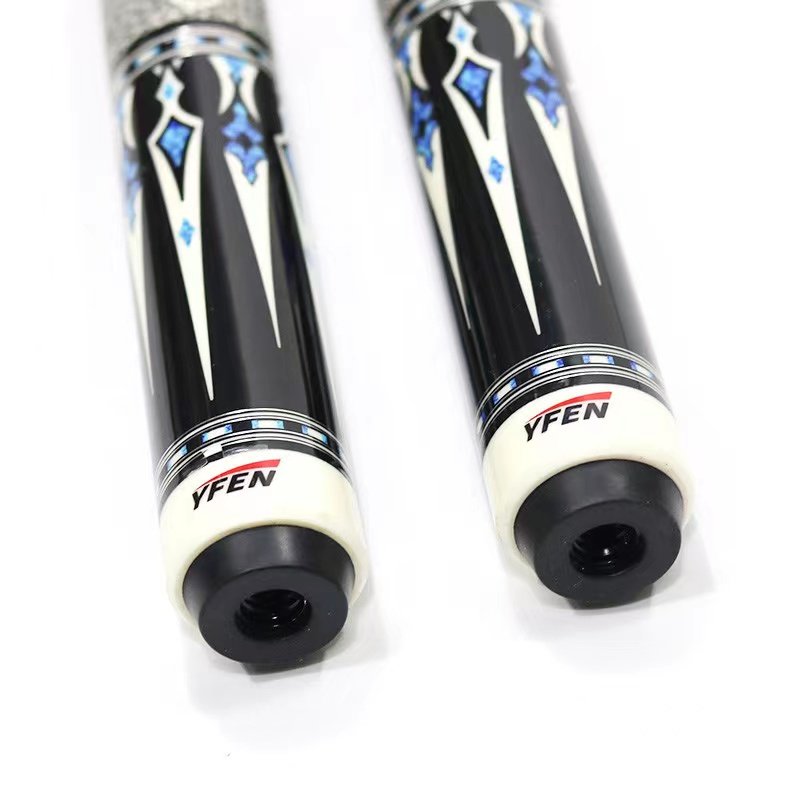 TQG-83 Handmade Ash Carbon Fiber 12.5mm 1/2 Snooker Cue Stick High Quality Pool Billiard Ebony Ash Wood Butt Sleeve 9mm Tip Sale