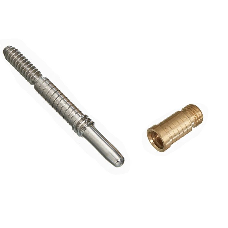 Custom Uni-Loc Quick Release Joint Pin stainless steel brass insert pool cue screws thread Billiards Cue Joint Pin