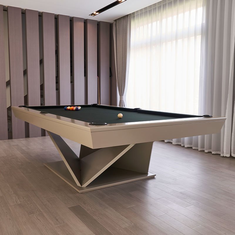Xingsheng Design has been producing modern luxury billiard tables in the factory for 15 years