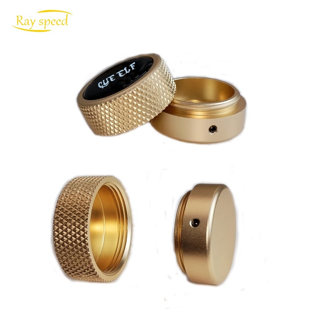 Rayspeed Round Non-magnetic Pool Cue Chalk Holder-Portable Cue Chalk Holder For Billiard Cue Billiard Snooker Accessory