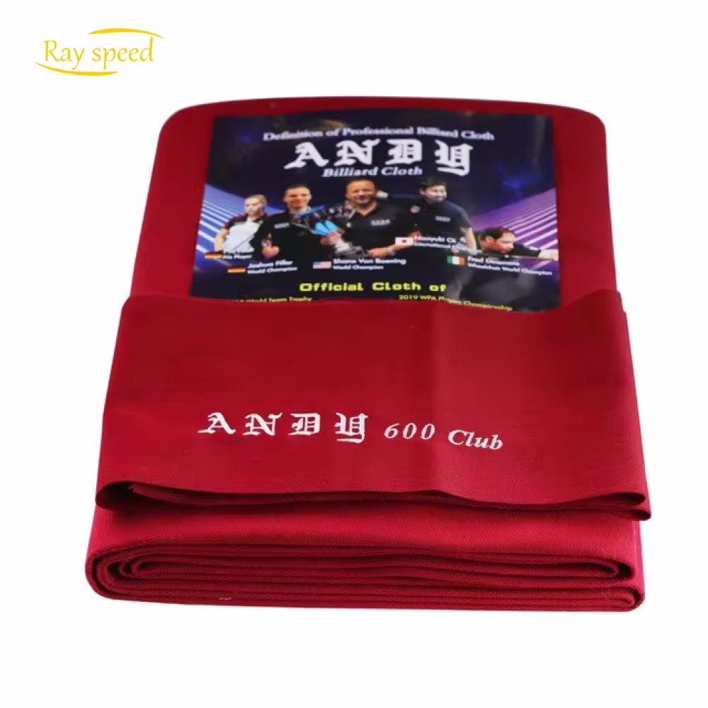 Rayspeed Andy 600 Commercial Grade Billiard Cloth Billiard Cloth for 9 ft Pool Table Pre Cut Pool Table Felt Billiard Protector