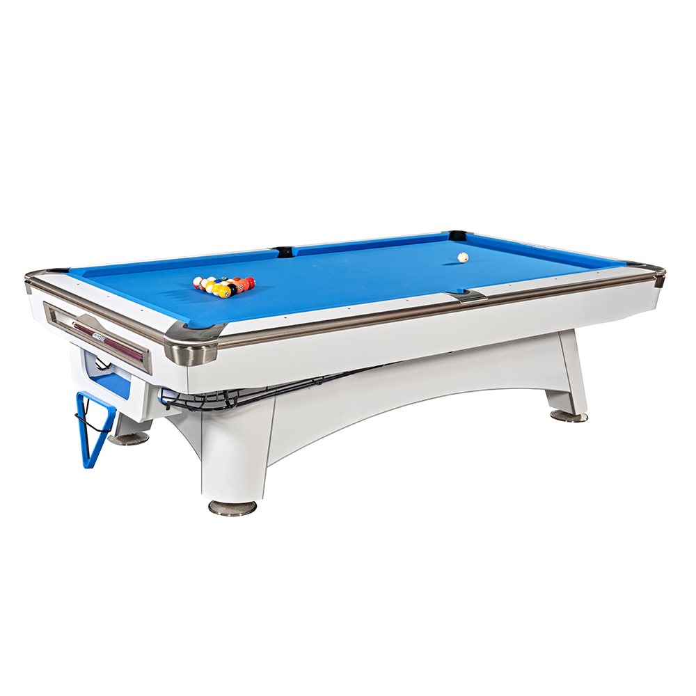 SPKI Hot Selling Customizable Size Solid Wood Cushion Bluestone Slate American style billiards pool table