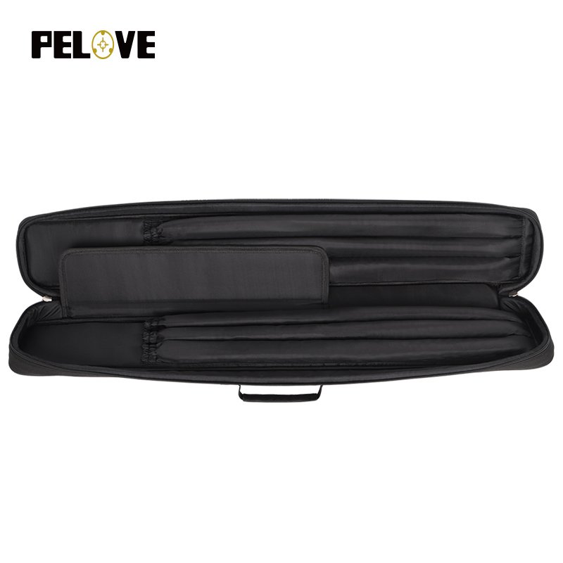 The new black gray two color simple billiard cue bag soft billiard cue case