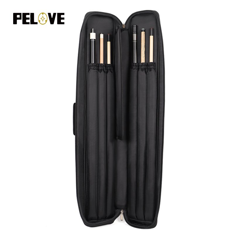 The new black gray two color simple billiard cue bag soft billiard cue case