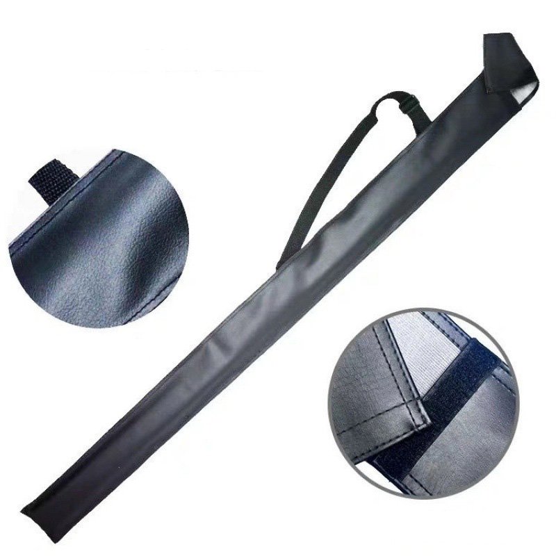 Wholesale Round Black Billiard Cue Bag 1/2 Billiard Cue Holder Carrying Bag Carom Pool Cue Case Billiards Accessories