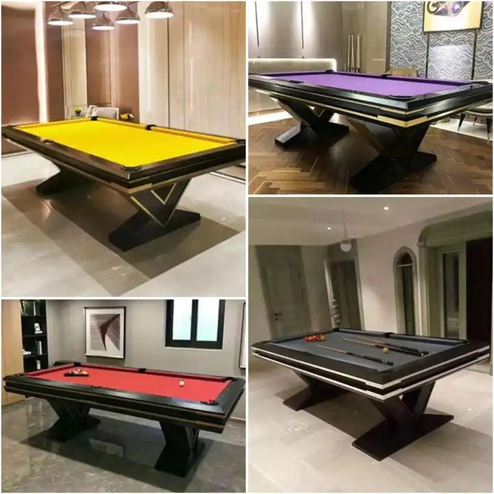 Factory Wholesale Luxury Multi-Functional Snooker Pool Table Professional Interior Design Oriented Entertainment Sports Slate