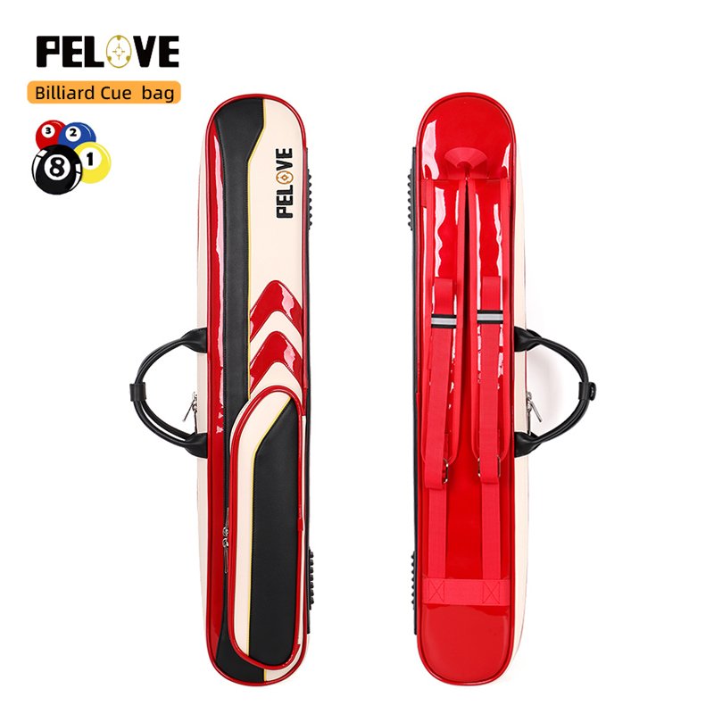 Low Moq 3B 4S PU Leather Billiard Cue Case , Soft Cue Case , Pool Cue Case