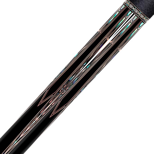 Qi Ming Xing No.106 Carbon Fiber Pool Cues High Quality 1/2 Length 12.4mm/12.9mm Stainless Steel Joint